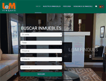 Tablet Screenshot of lmfinques.com